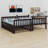 Detachable Wood Bunk Bed With Trundle, Converts To Two Beds, Space-Saving Design-1699227286