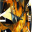 Horloge murale dorée-93381695