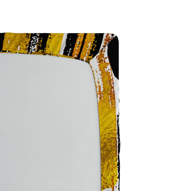 Microfiber Abstract Fitted Sheet, Twin XL Fitted Sheet