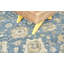 Museum Oriental Area Rug in Medium Blue-25698485