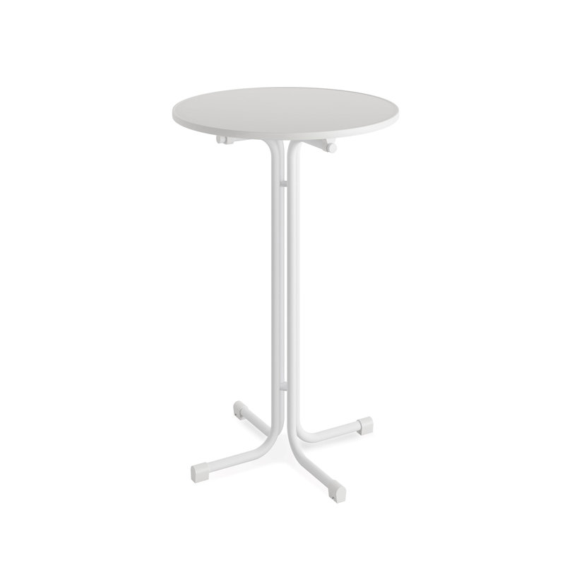 Berlin Bar Table, 109cm H x 80cm W x 80cm D, White