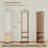 Full-Length Mirror, Rubber Wood + Mirror, Large Full-Length Mirror, Easy To Dress-115297152-115297149