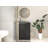 Monterey 23.6" Inch Freestanding Bathroom Vanity + Reinforced Black Acrylic Sink-2018735340