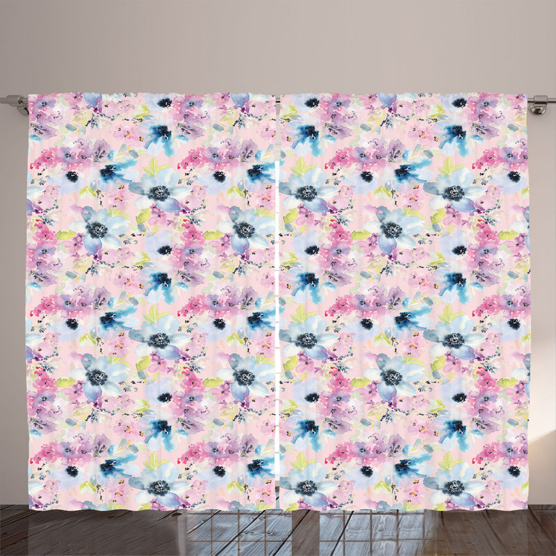 Semi Sheer Curtain Pair