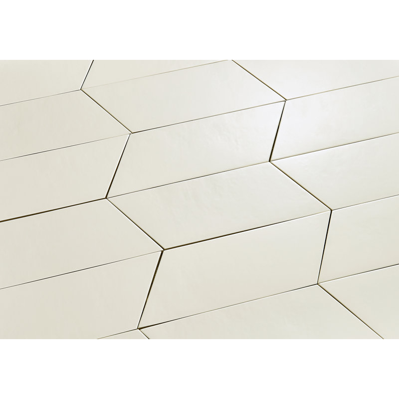Carreau en porcelaine à chevron droit 4 "x 10" Cement Series
