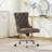 Furniture Office Chair,Modern Chenille Upholstered Tufted Button Home Office Chair With Chrome Metal Base,Adjustable Desk Chair Swivel Office Chair (Green)-124875995