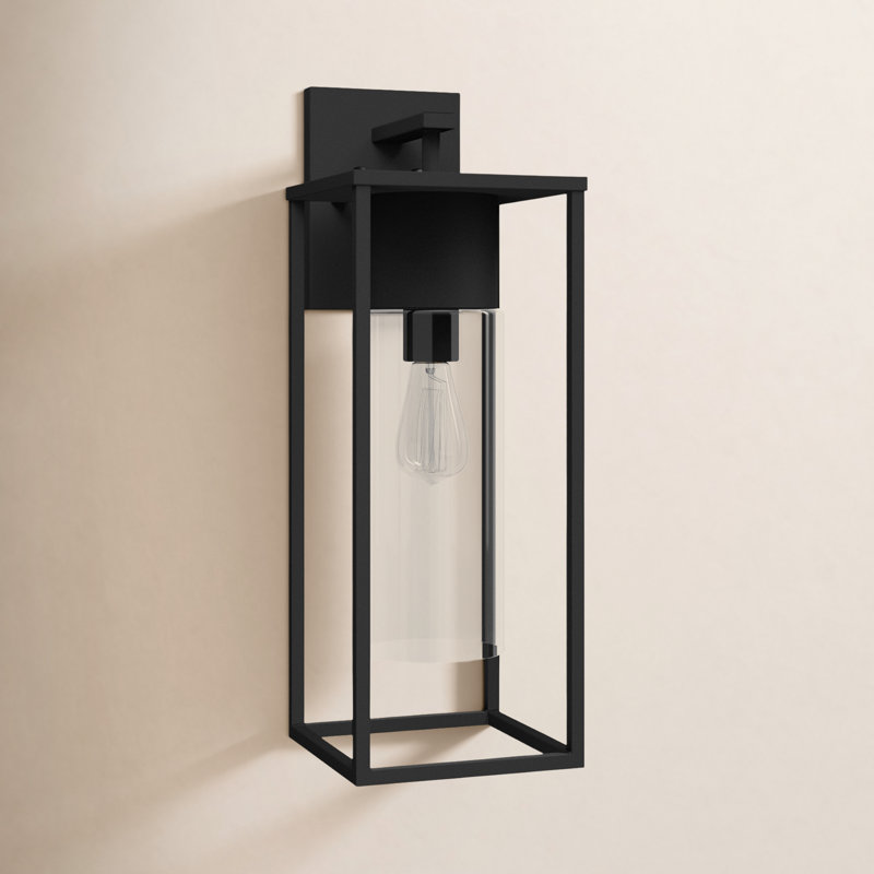 Kota Wall Light, Black, 23" H x 8" W x 8" D