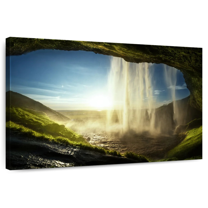 Alvord Seljalandfoss Waterfall Beauty, 8" H x 12" W