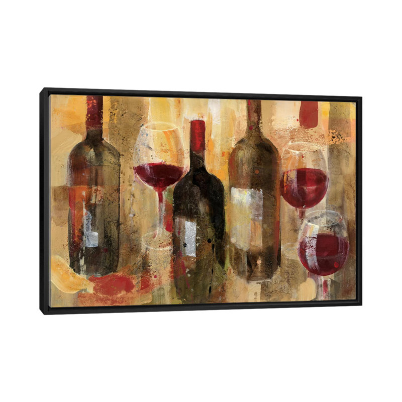 « festa i », reproduction d’art sur toile, H 18 po x l 26 po x P 1,5 po, Toile avec cadre noir, Pas de tapis