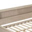 Lit de jour en bois avec tablettes de rangement et 3 tiroirs-371888991