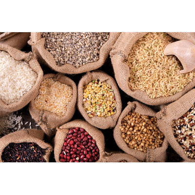 Grains And Cereals - Wrapped Canvas Print