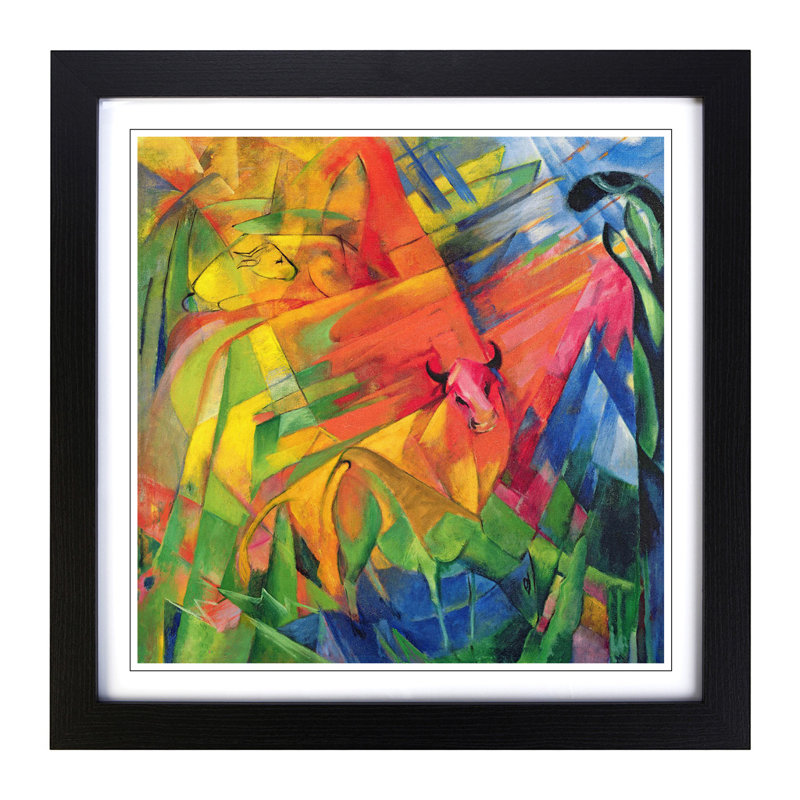 Single Picture Frame Painting, Black