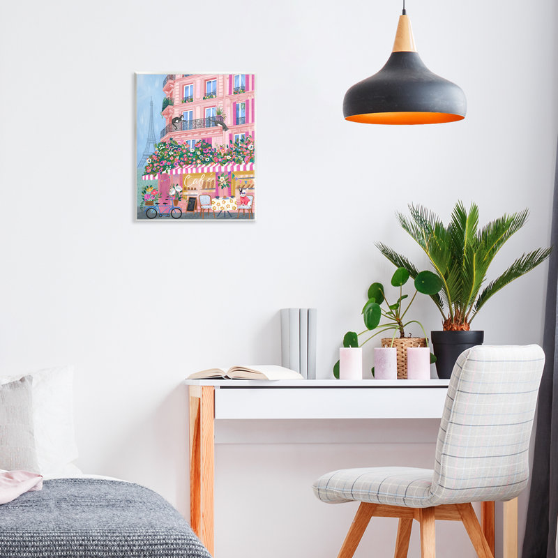 Plaque murale «Cats on Cafe», par Arrolynn Weiderhold
