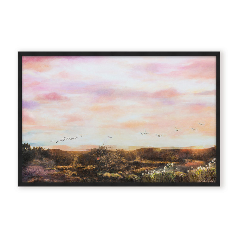 Golden Hour Print by Stefanie Bales, 32" H x 48" W x 1.5" D, Wrapped Canvas, Does Not Apply