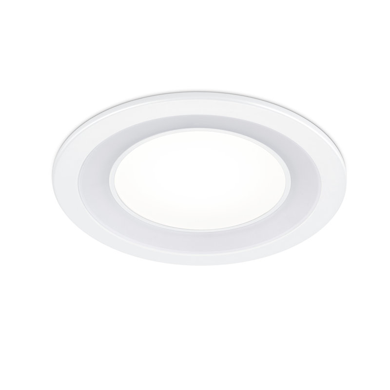 5" LED Recessed Lighting Kit, Matte White