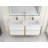 Seavy 59'' Double Bathroom Vanity with Acrylic Top-1828634189
