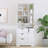 71" H X 29.5" W Storage Bookcase Cube Bookshelf with Display Shelves, Drawers and Doors-1527742801