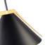 Baltique - luminaire suspendu - 1 lumière - noir / laiton brossé - abat-jour en fer-710515765-710515764