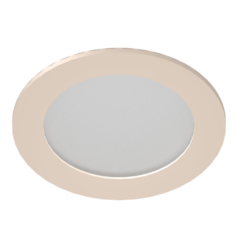 Garniture encastrée 3 po Eco-Downlight, Or brossé