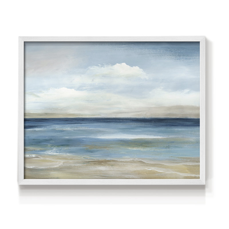 Serene Coast -Framed Print - Restickable