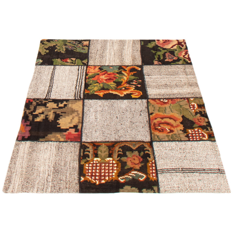 Alixzander Wool Checkered Indoor Rug