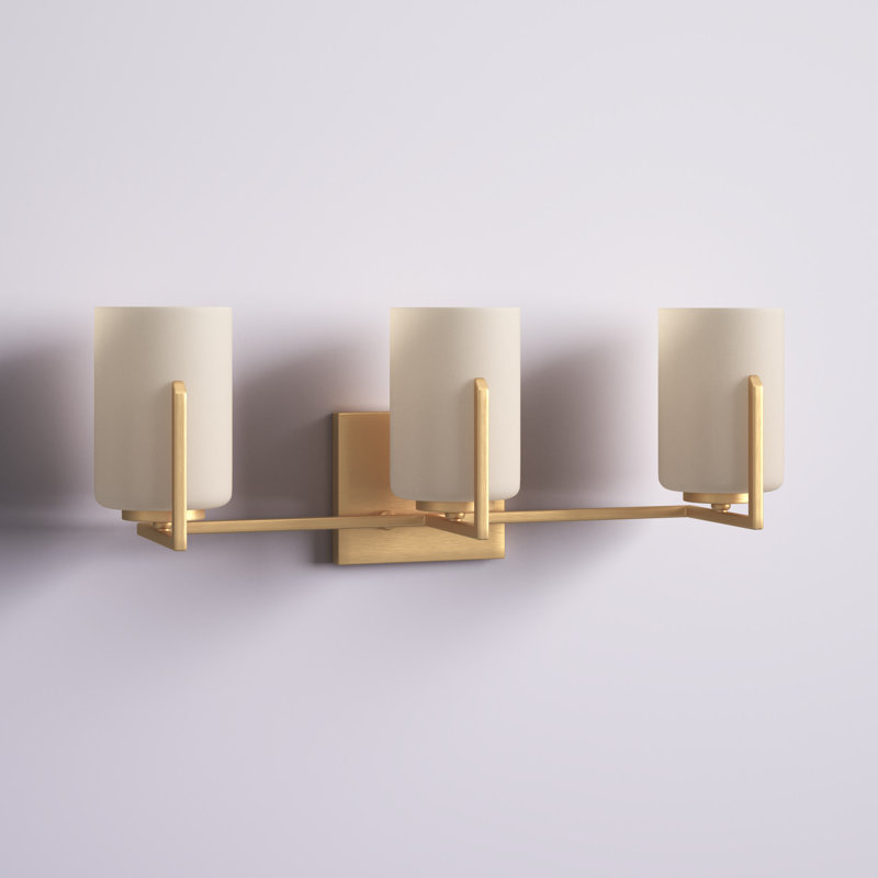 Roni 3-Light Vanity Light, Satin Brass