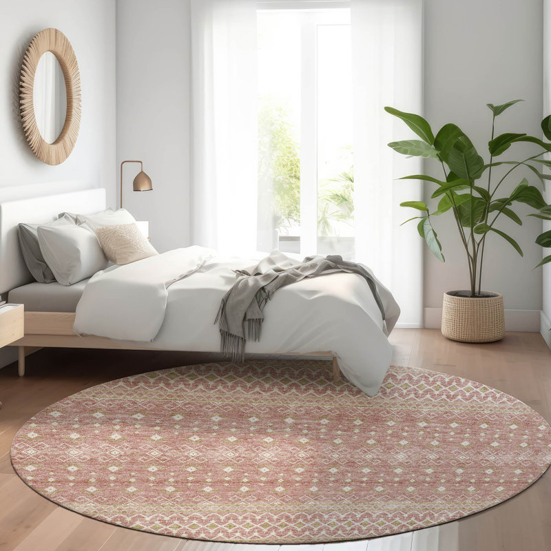Tapis intérieur / extérieur Bhavya, Rond 8 pi