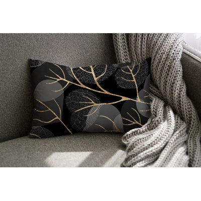 Floral Outdoor Reversible Throw Pillow