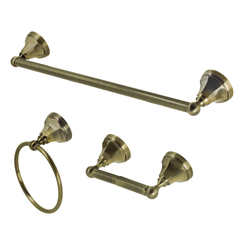 Ensemble de quincaillerie de salle de bain 3 pièces Metropolitan