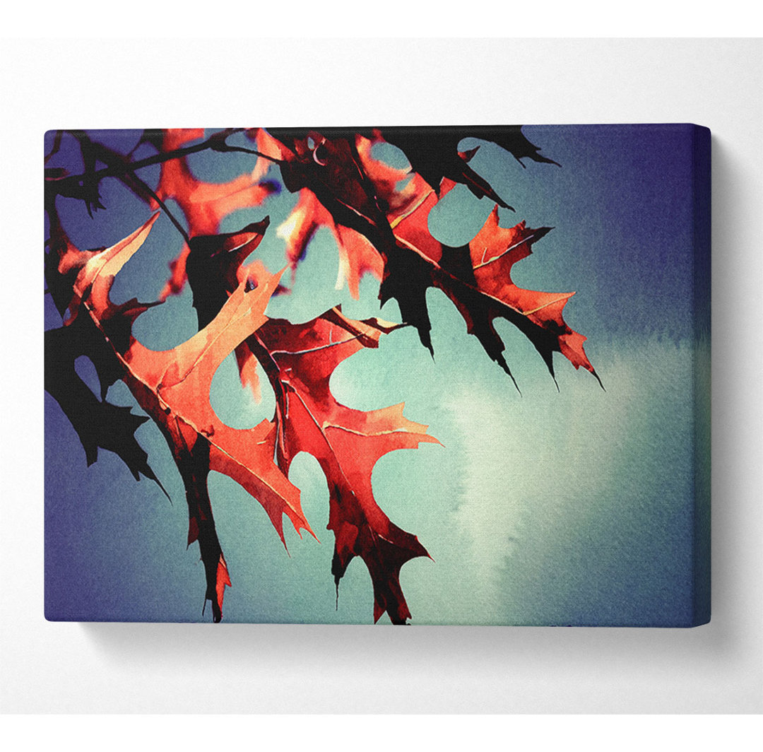 Fall Oak Leaves 2 - Kunstdrucke auf Leinwand