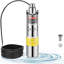 Pompe à eau solaire, pompe à puits profond submersible 48V DC 369W