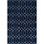 Tapis bleu marine / argent Glam-56547683