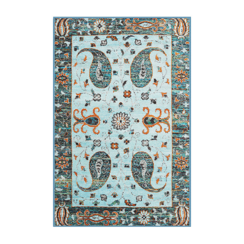 Oriental Indoor Rug, Rectangle 4' x 6'