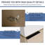 Ensemble de meuble-lavabo simple Mordern, ensemble de meuble-lavabo simple 18 po avec lavabo, ensemble d'armoire murale brune, meuble-lavabo flottant de 18 po pour les petits espaces