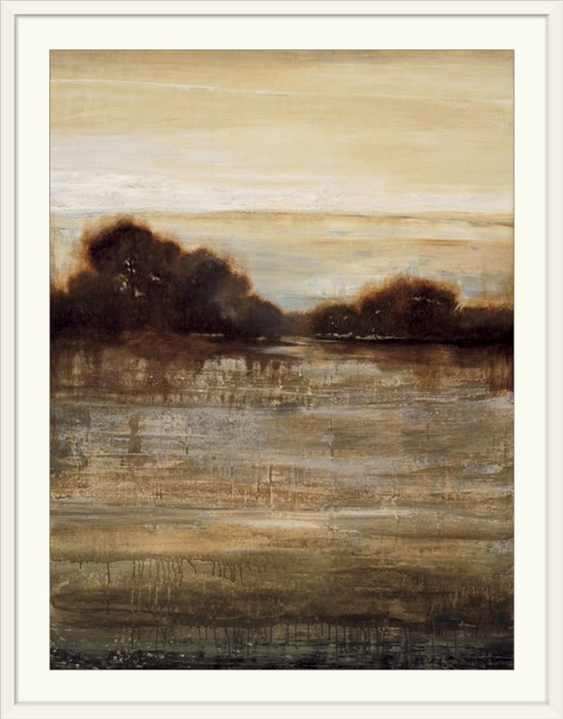 Anjonette " Sienna Mood " by Simon Addyman, 36" H x 27" W x 1.5" D, Canvas
