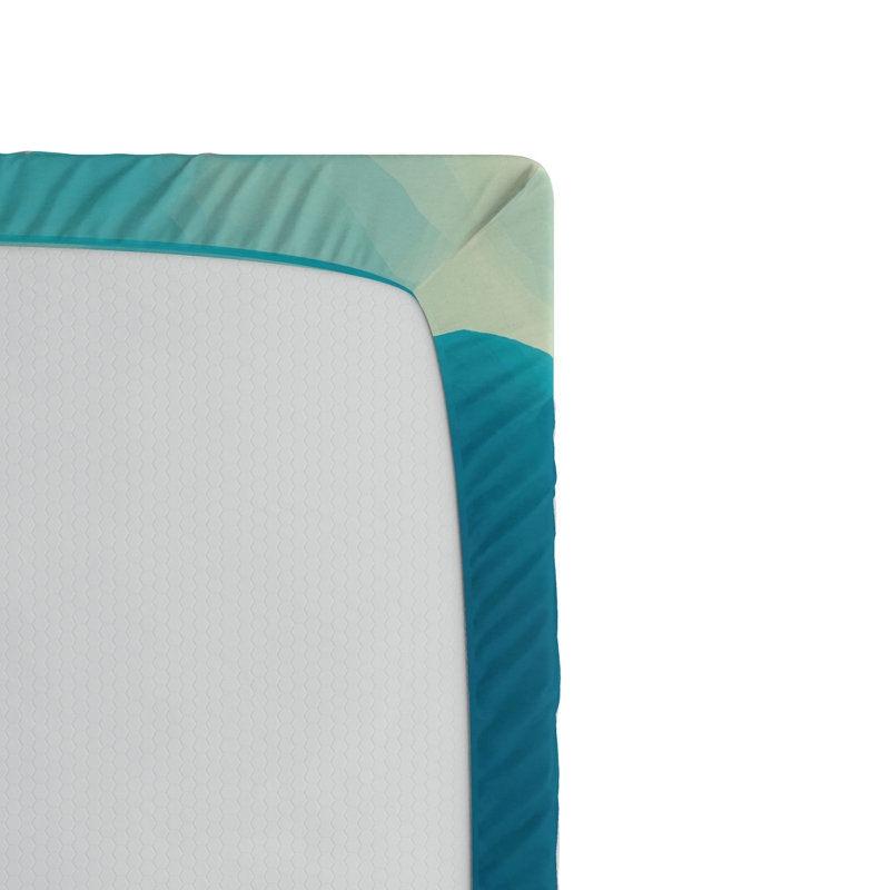 Microfiber Abstract Fitted Sheet, Queen Fitted Sheet