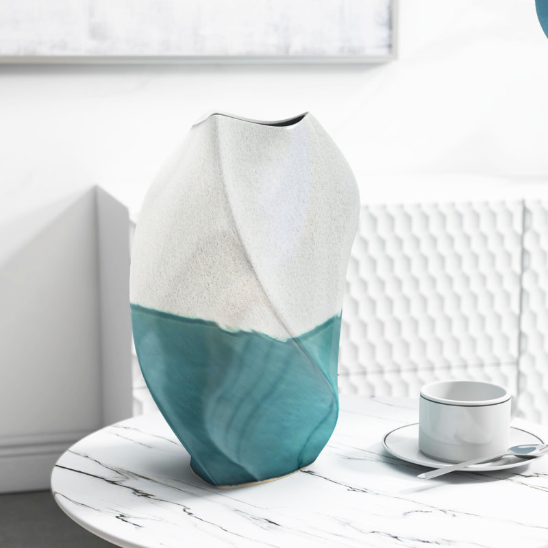 Tethys 12" Ceramic Table Vase