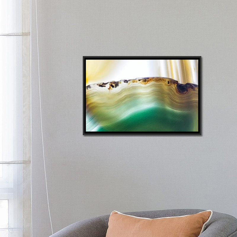 « level xii », reproduction d’impression sur toile, H 18 po x l 26 po x P 1,5 po, Toile avec cadre noir, Pas de tapis