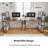 Orrum L-Shaped Metal Base Computer Desk-984583533-984583532