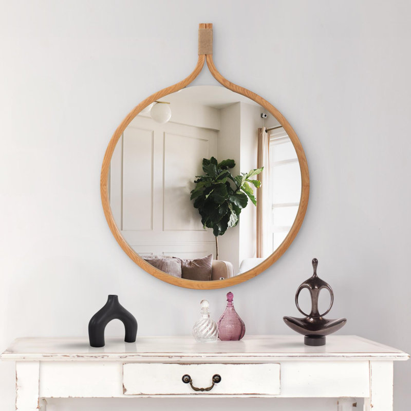 Miroir rond Ulah, Cercle, 37 po x 29 po