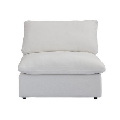 Linen Blend Slipper Chair by Ebern Designs