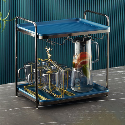 Askersund Tabletop Wine Bottle & Glass Rack
