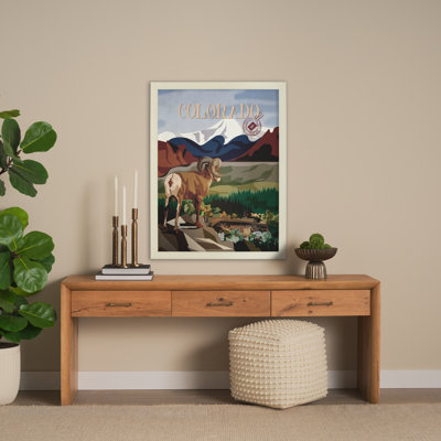 «Colorado Go» par Simone, reproduction d'art encadrée sous verre
