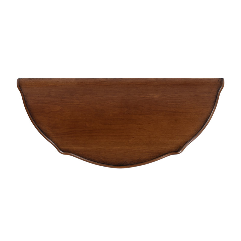 Skilling Demilune Console Table, Olive Ash Burl