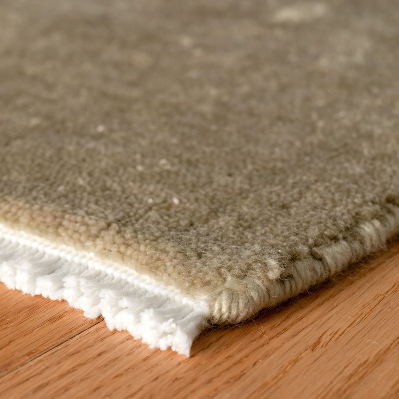 Hudson Kelp Hand Loom Knotted Rug, Rectangle 8'6" x 11'6"