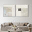Soft Roughness Set Canvas Abstract Print by Oliver Gal, Black Frame, 12 x 12-1645394353-1645394359