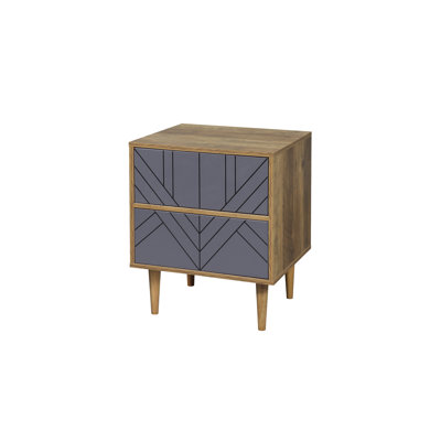 Ball 48cm W Manufactured Wood Bedside Table