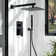 RainfallCascade 10" Pressure Balanced Rain Shower System with Handheld Spray