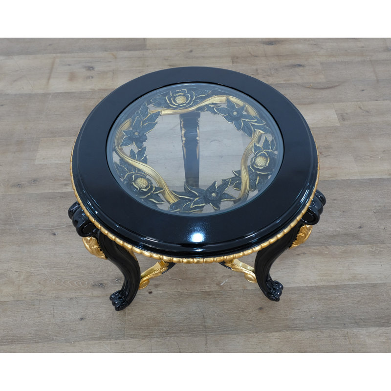 Glass End Table