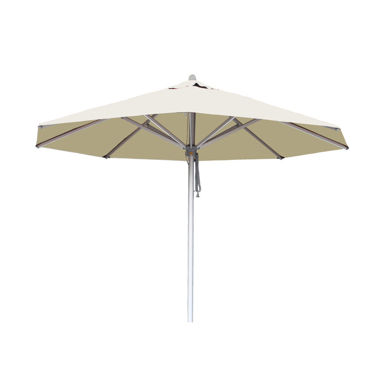 Post 350cm Market Parasol, Ecru